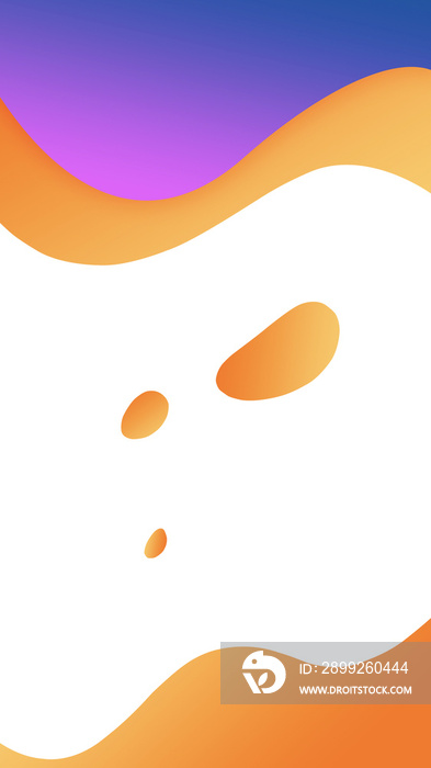 gradient fluid isolated background