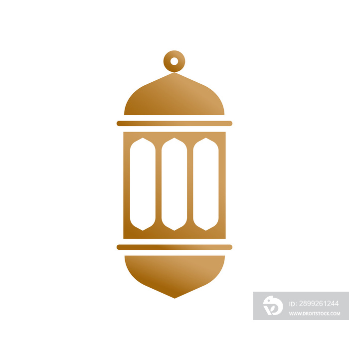 lantern illustration in islamic style