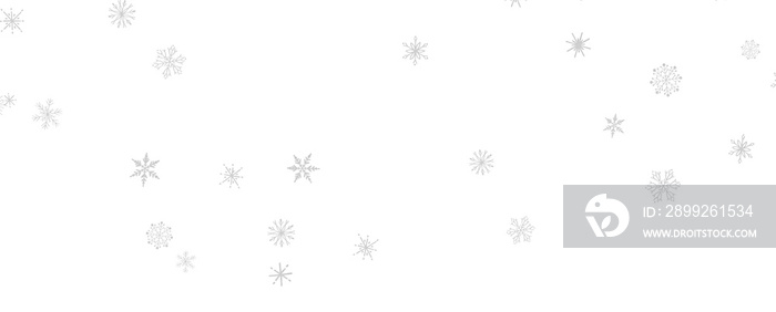 The winter background, falling snowflakes