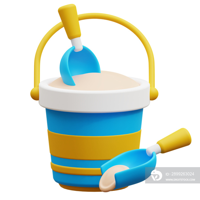 3D Beach Bucket