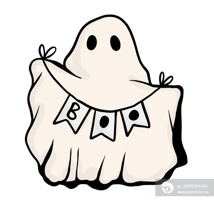 Cartoon Decoration, Halloween, Fun, Ghost, Witch, Illustration,