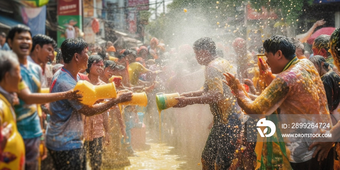 songkran day in thailand