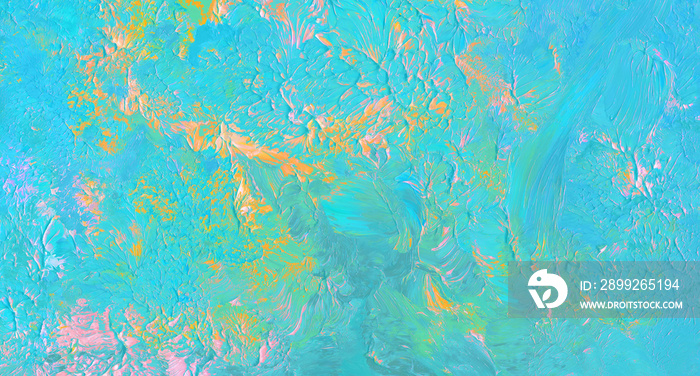 Turquoise amber textures as color abstract background, wallpaper, pattern, art print, etc. High detail.