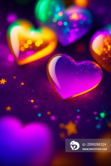 fantasy hearts wallpaper