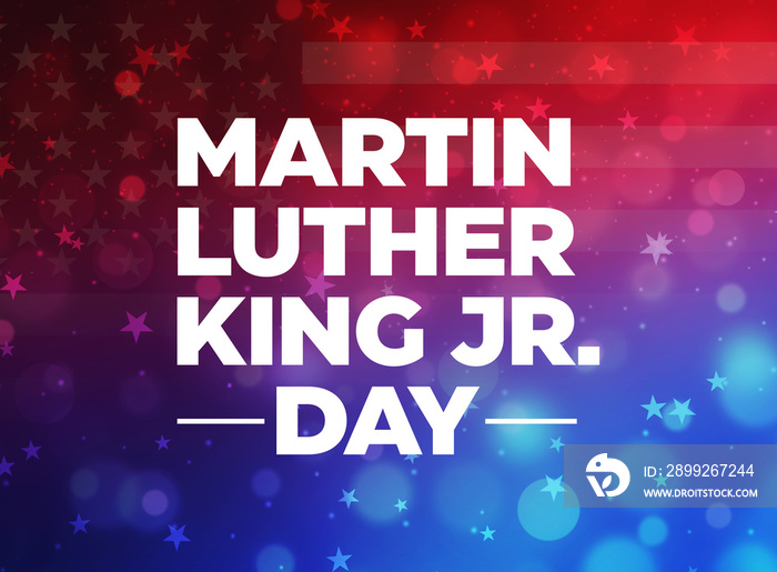 Martin Luther King Jr. Day Abstract Patriotic Background. United States Patriotism backdrop