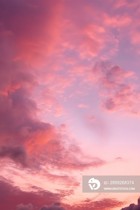 a pinkish sunset with clouds on high octane backgrounds