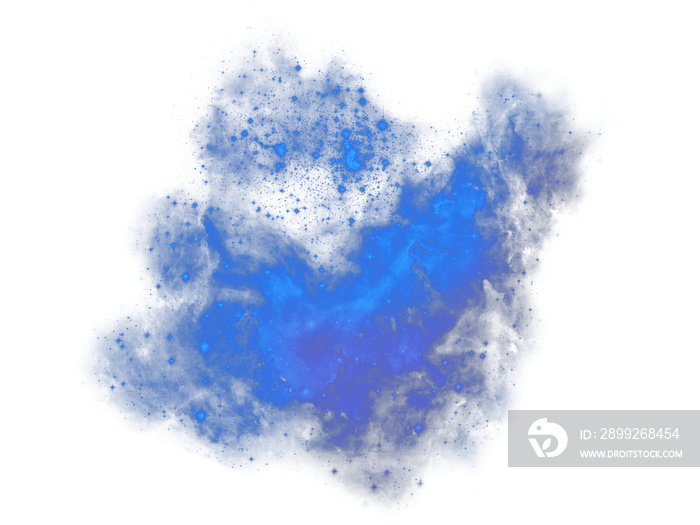 blue lightning star formation nebula galaxy