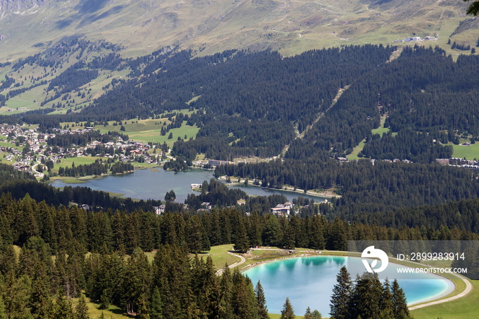 Veduta di Valbella/Lenzerheide