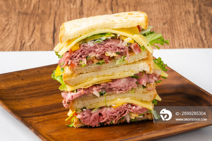 ローストビーフサンドイッチ　Roast Beef Sandwich