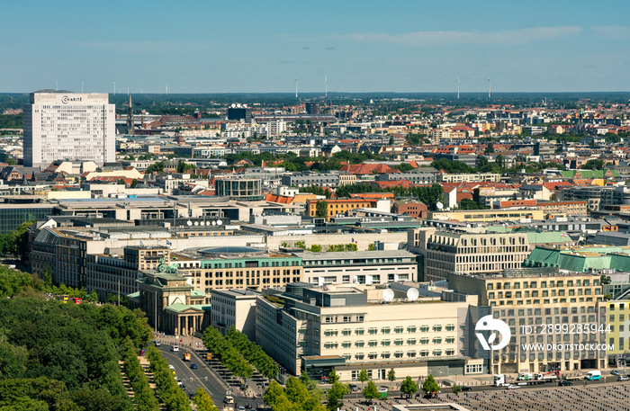 Berlin aus der Vogelperspektive