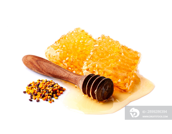 Honeycomb with pollen