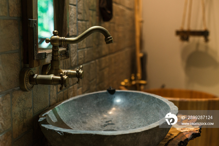 rustic bathroom sets interior