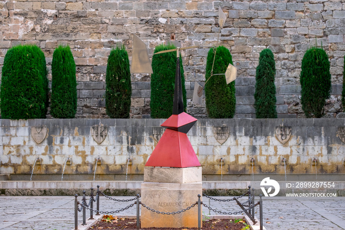 Nancy, Alexander Calder, 1972, Hierro, S’Hort del Rei, Palma, Mallorca, balearic islands, Spain