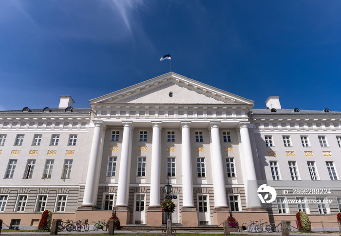 Main academic building of the Tartu University, Estonia’s oldest and most renowned university