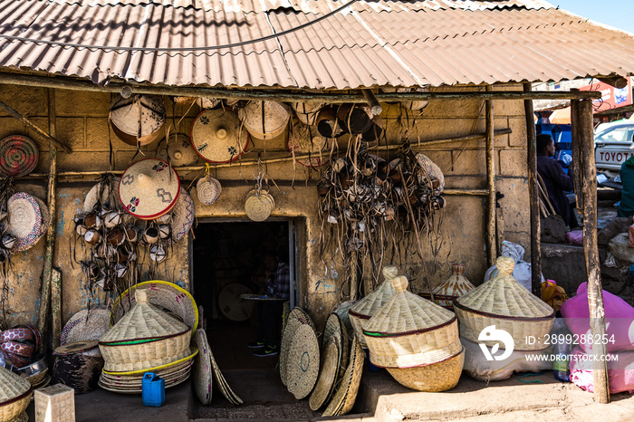 Addis Mercato in Addis Abeba, Ethiopia in Africa.