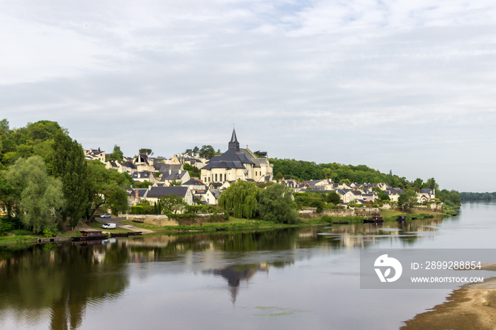 View of Loire valley in France