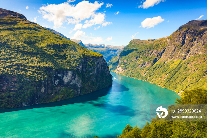 Geiranger fjord in Norway