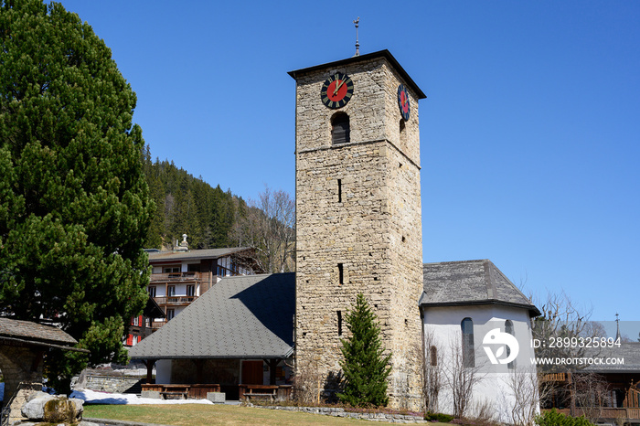 Reformierte Kirche，阿德尔博登，伯纳伯兰，Schweiz