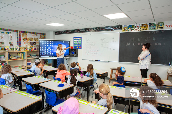 Students in classroom