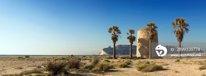 Cagliari, spiaggia del Poetto, Sardegna