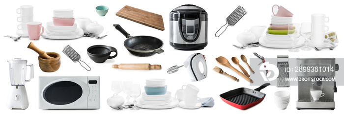 Kitchen household appliances set