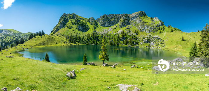 伯纳迪姆蒂格塔尔Seebergsee全景