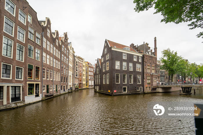 Amsterdam Holland Niederlande Gouda Grachten