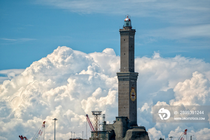 genoa lanterna lighthouse city symbol