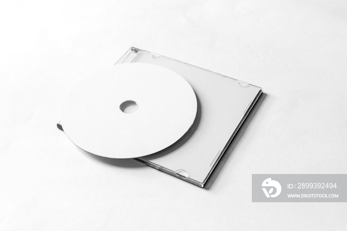 CD DVD盒磁盘标签演示文稿空白实物模型