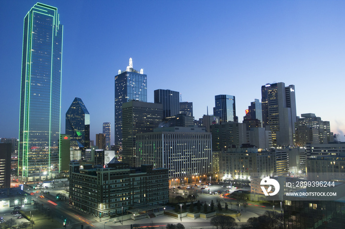 Downtown Dallas, Texas Morning