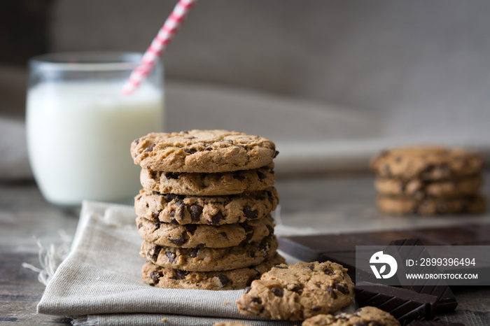 Traditional chocolate chip cookies