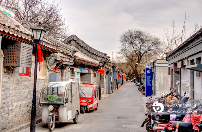 Traditional Hutong streets, Beijing