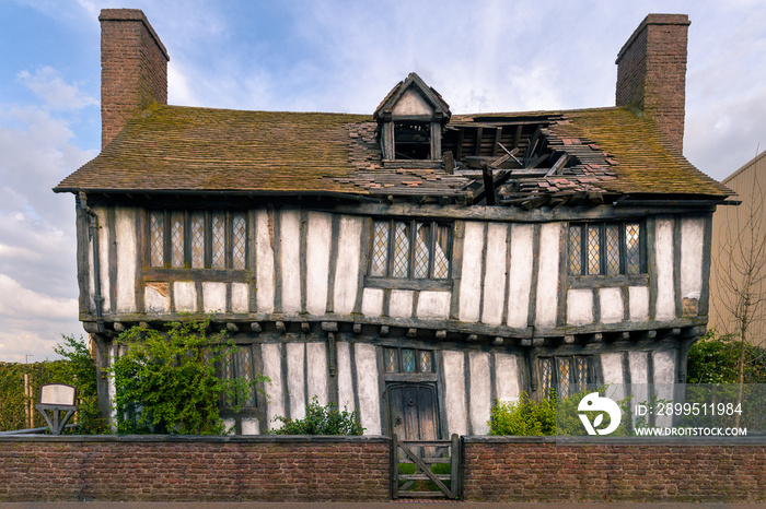 Weird abandoned english house