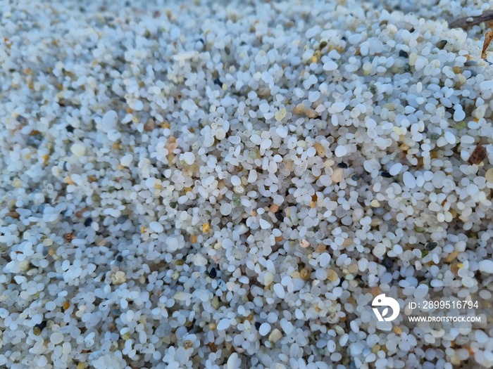 grains of rice quartz in is arutas beach, sardinia