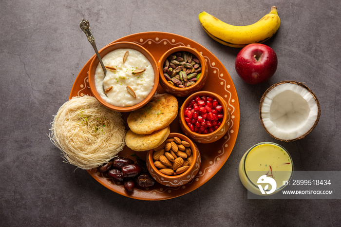 Sargi - Karwa Chauth breakfast menu before starting fasting or upwas on karva chauth, Indian food