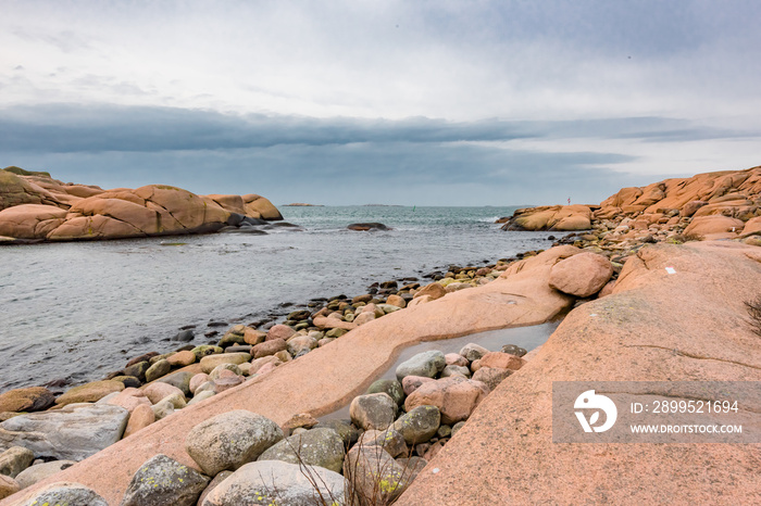 A cloudy day at the coast of Lysekil