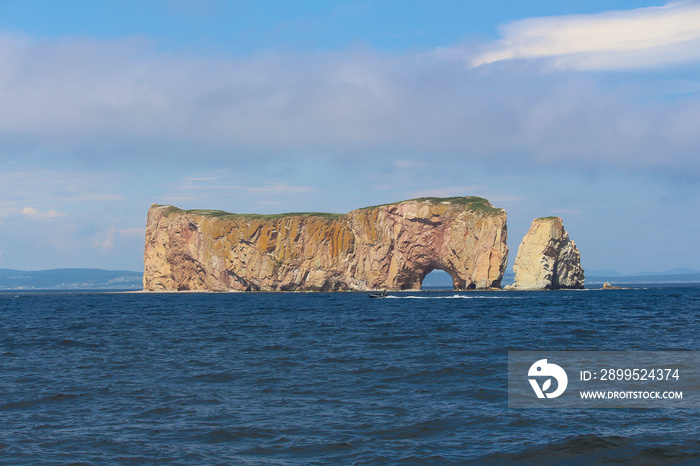 Percé Rock in Gaspé, QC, Canada