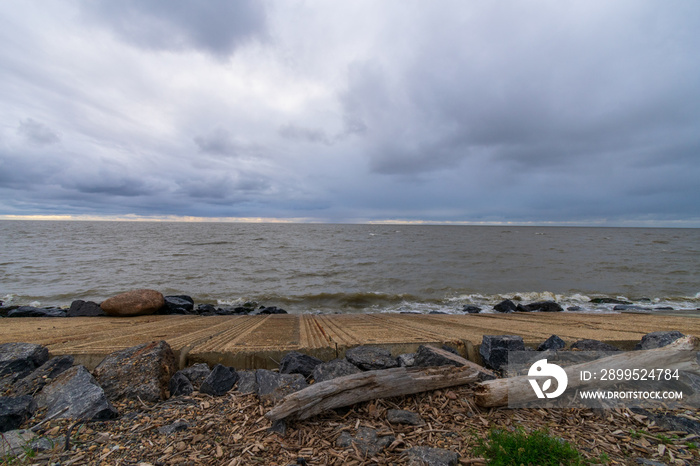 The Arctic Ocean at Tuktoyaktuk, NWT