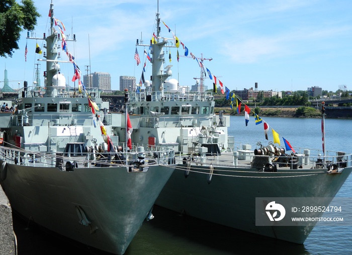 Fleet Week: U.S. Navy ships docked in port being toured