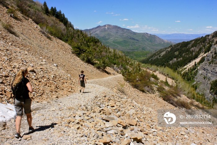 Hiking in the Wasatch Mountains of Utah