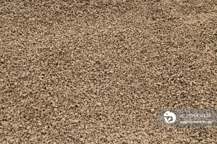 texture of crushed stone