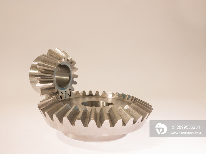 bevel gears: cone-shaped gear