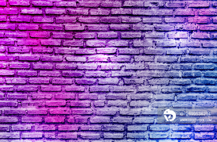 purple graffiti brick wall background