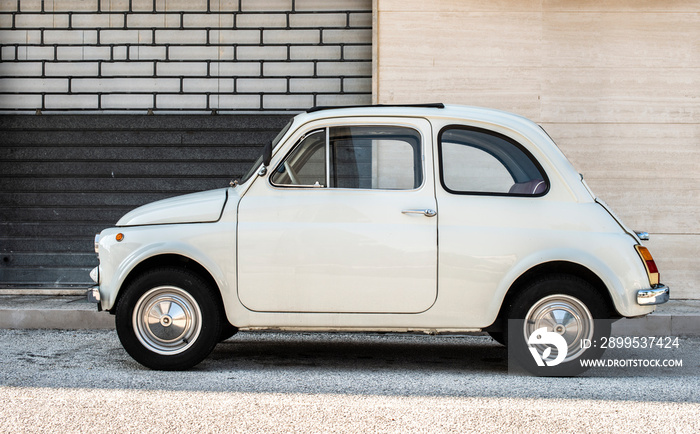 Small italian vintage car.