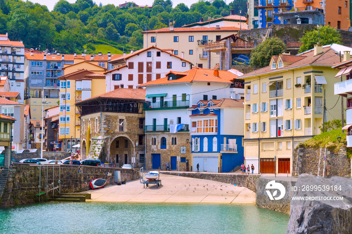 Fishing Port, Mutriku Harbour, Old Town, Mutriku, Guipúzcoa, Basque Country, Spain, Europe