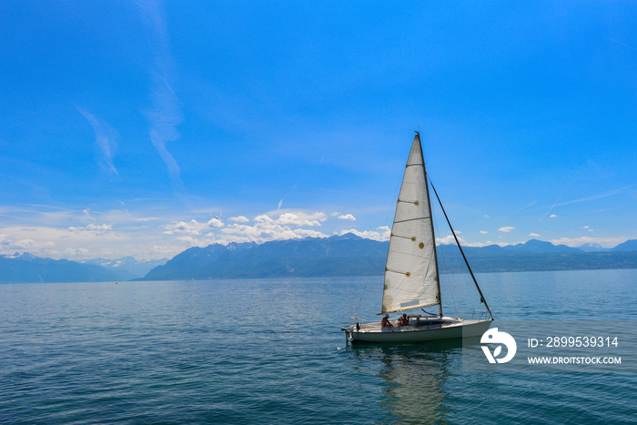 Genfersee, Lausanne/Schweiz