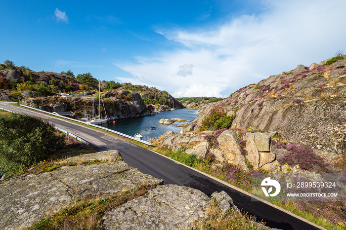 Brücke zwischen den Inseln Orust und Malön in Schweden