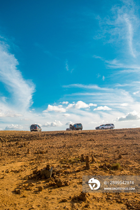 Cars desert on La Guajira, Colombia