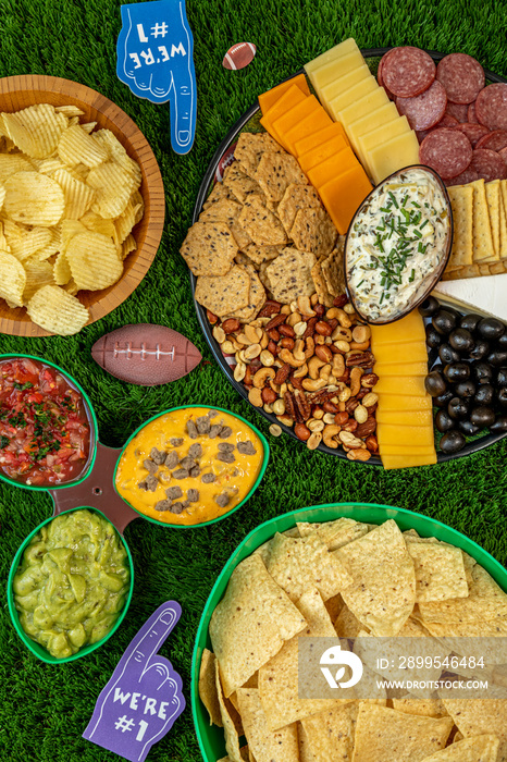 Football Food for a game watching or tailgating party