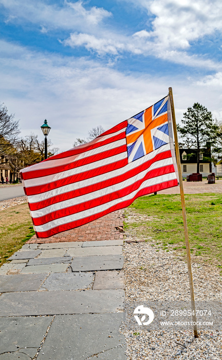 Old colonial flag